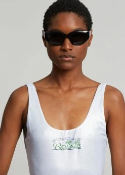 CLOTHING ROTATE Cismione Bathing Suit - Silver