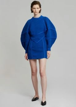 ROTATE Darleena Dress - Blue Tattoo