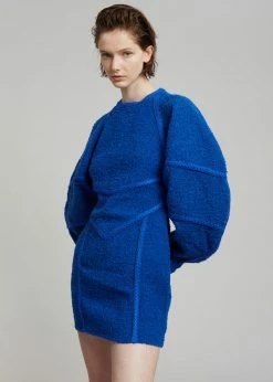 ROTATE Darleena Dress - Blue Tattoo