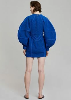 ROTATE Darleena Dress - Blue Tattoo