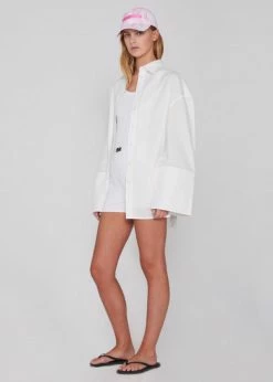 Best Sale π₯° The Frankie Shop ROTATE Randi Shorts - Bright White CLOTHING π 10 The Frankie Shop ROTATE Randi Shorts - Bright White CLOTHING