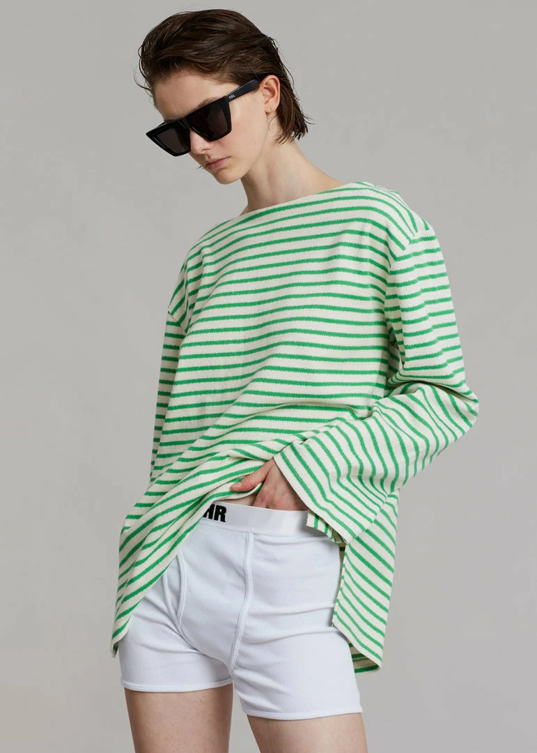 Best Sale π₯° The Frankie Shop ROTATE Randi Shorts - Bright White CLOTHING π 4 The Frankie Shop ROTATE Randi Shorts - Bright White CLOTHING