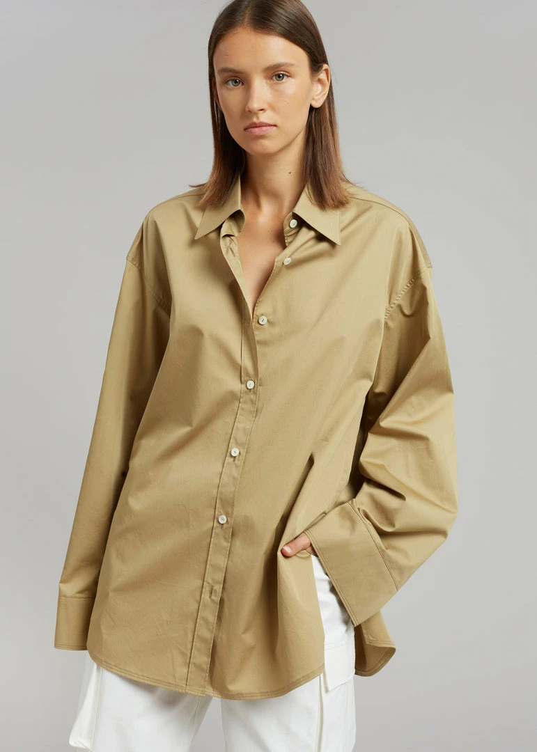 Cheapest π Blossom Rui Rolled Sleeves π Shirt - Tan π 2 Blossom Rui Rolled Sleeves Shirt - Tan