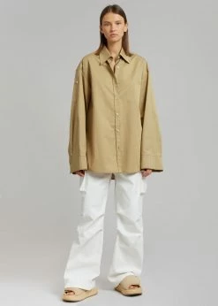 Cheapest π Blossom Rui Rolled Sleeves π Shirt - Tan π 10 Blossom Rui Rolled Sleeves Shirt - Tan