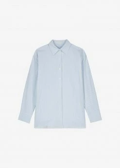 The Frankie Shop CLOTHING Ryker Shirt - Blue Stripe