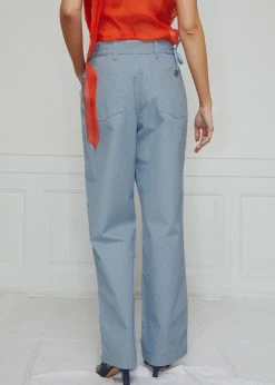 CLOTHING Saks Potts Johan Pants - Dusty Blue