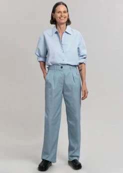 CLOTHING Saks Potts Johan Pants - Dusty Blue