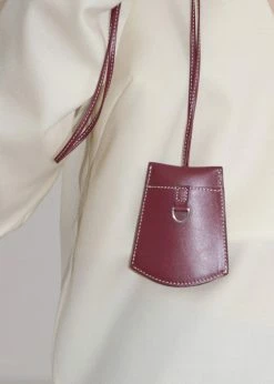 Saks Potts Katya Keychain - Dark Red