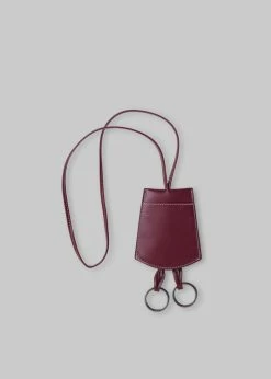 Saks Potts Katya Keychain - Dark Red
