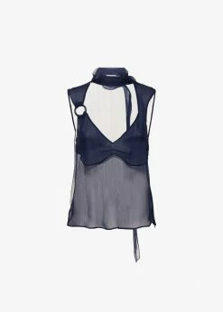Saks Potts Tanja Top - Navy