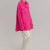The Frankie Shop Sam Shirt - Fuchsia CLOTHING