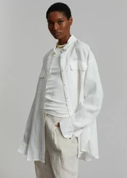 The Frankie Shop Sam Shirt - White