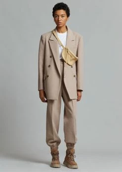The Frankie Shop Samara Suit Blazer - Mocha