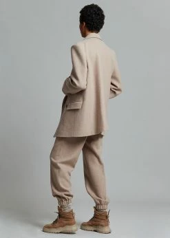 The Frankie Shop Samara Suit Blazer - Mocha