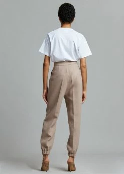 The Frankie Shop Samara Suit Joggers - Mocha CLOTHING