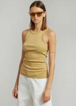 Samsoe Samsøe & Samsøe Alexo Tank - Prairie Sand CLOTHING