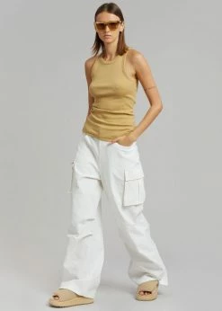 Samsoe Samsøe & Samsøe Alexo Tank - Prairie Sand CLOTHING