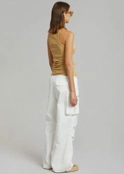 Samsoe Samsøe & Samsøe Alexo Tank - Prairie Sand CLOTHING