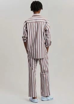 Samsoe Samsøe & Samsøe Devon Trousers - Brown Stripe