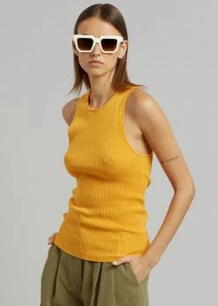 Samsoe Samsøe & Samsøe Everly Top- Radiant Yellow CLOTHING