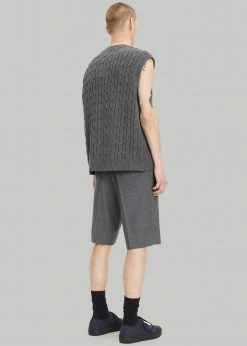 Samsoe Samsøe & Samsøe Kenly Knit Vest - Dark Grey Mel.