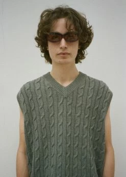 Samsoe Samsøe & Samsøe Kenly Knit Vest - Dark Grey Mel.