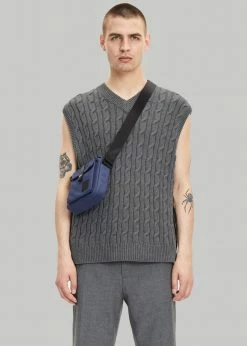 Samsoe Samsøe & Samsøe Kenly Knit Vest - Dark Grey Mel.
