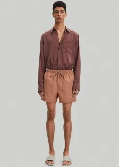 Samsoe Samsøe & Samsøe Mason Swim Shorts - Beaver Fur Men
