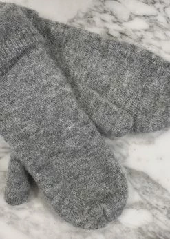 Samsoe Samsøe & Samsøe Nor Mittens - Grey Melange ACCESSORIES