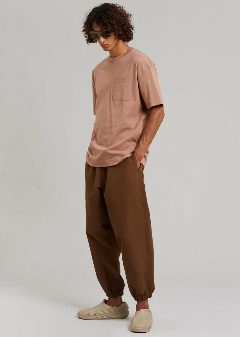 Best Pirce ❤️ Samsoe Samsøe & Samsøe Ratan T-Shirt - Beaver Fur Men 🥰 2 Samsoe Samsøe & Samsøe Ratan T-Shirt - Beaver Fur Men