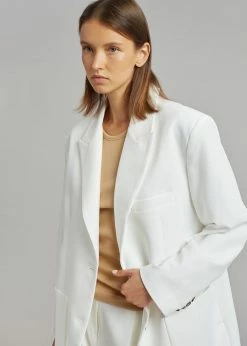 The Frankie Shop Samson Blazer - Birch CLOTHING