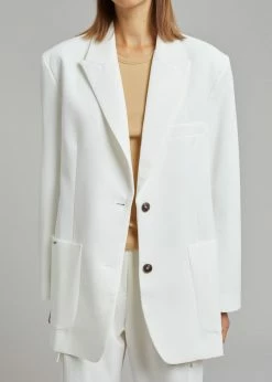 The Frankie Shop Samson Blazer - Birch CLOTHING