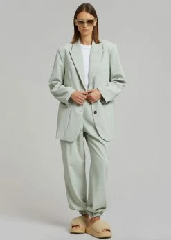 The Frankie Shop Samson Blazer - Mint CLOTHING