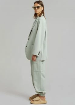 The Frankie Shop Samson Blazer - Mint CLOTHING