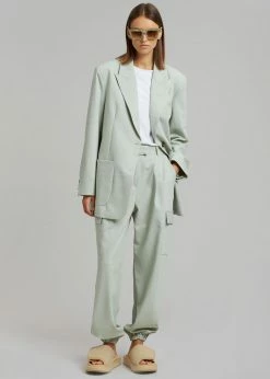 The Frankie Shop Samson Blazer - Mint CLOTHING