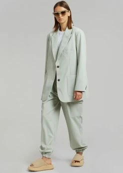 The Frankie Shop Samson Blazer - Mint CLOTHING