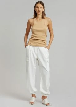 The Frankie Shop CLOTHING Samson Cargo Pants - Birch