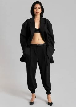 The Frankie Shop CLOTHING Samson Cargo Pants - Black