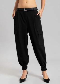 The Frankie Shop CLOTHING Samson Cargo Pants - Black