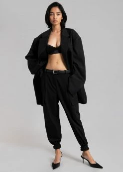 The Frankie Shop CLOTHING Samson Cargo Pants - Black