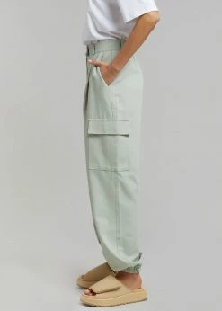The Frankie Shop Samson Cargo Pants - Mint