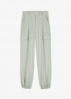 The Frankie Shop Samson Cargo Pants - Mint