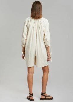 Top 10 π The Plan Sarray Romper - Cream CLOTHING π€© 10 The Plan Sarray Romper - Cream CLOTHING