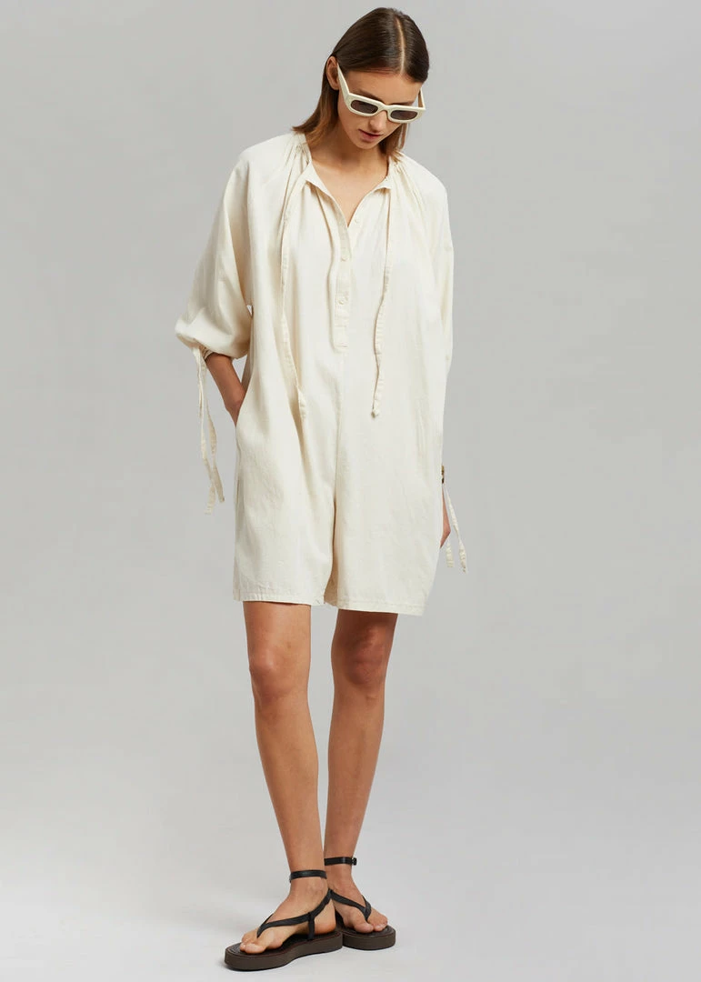 Top 10 π The Plan Sarray Romper - Cream CLOTHING π€© 2 The Plan Sarray Romper - Cream CLOTHING