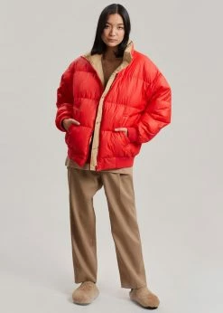 L'art Sawyer Reversible Jacket - Dijon/Red Men