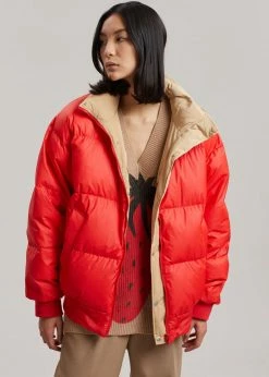 L'art Sawyer Reversible Jacket - Dijon/Red Men