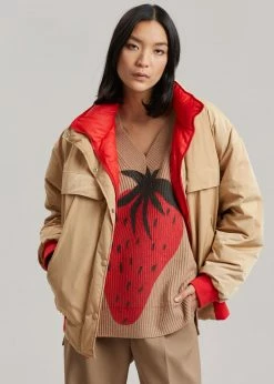 L'art Sawyer Reversible Jacket - Dijon/Red Men