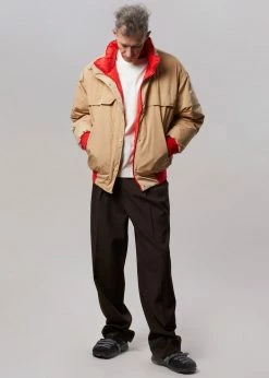 L'art Sawyer Reversible Jacket - Dijon/Red Men