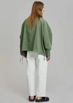 The Frankie Shop Men Seb Cargo Shirt - Army Green