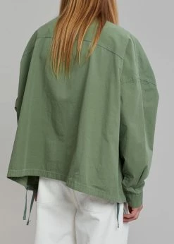 The Frankie Shop Men Seb Cargo Shirt - Army Green